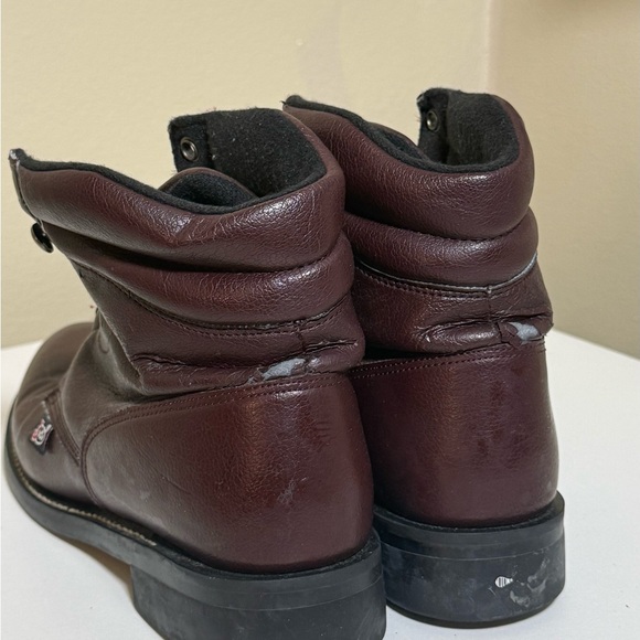 Tomy Lama Mens Briar Pitstop TW2006 Brown Leather Waterproof Work Boots 6.5 EE - Picture 2 of 8